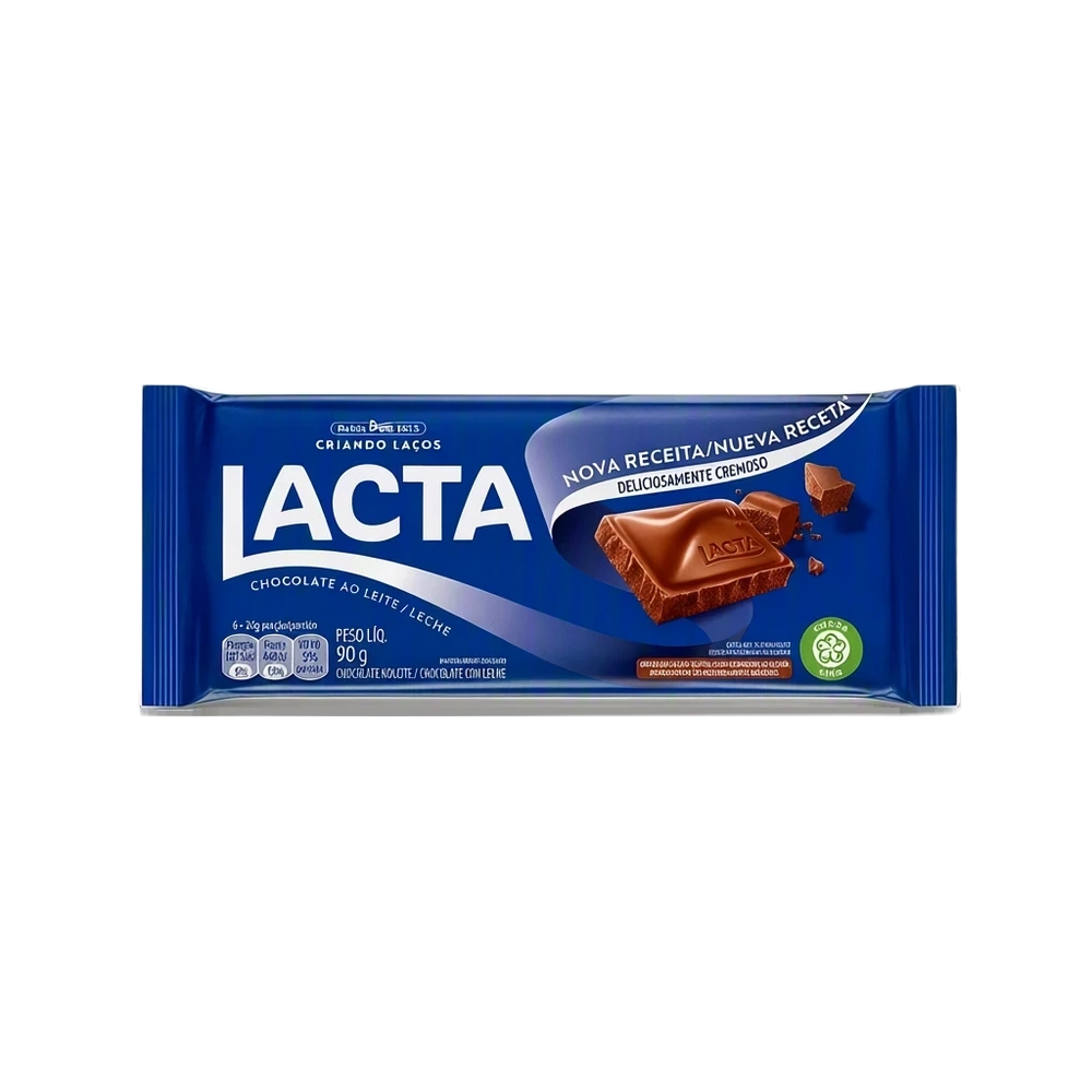 Chocolate Lacta Ao Leite 90g